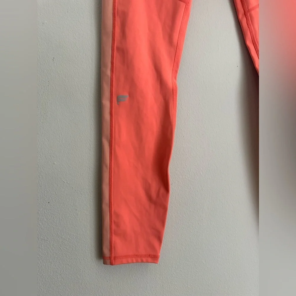 Fabletics Motion365+ High-Waisted Bungee Workout Legging Coral XS